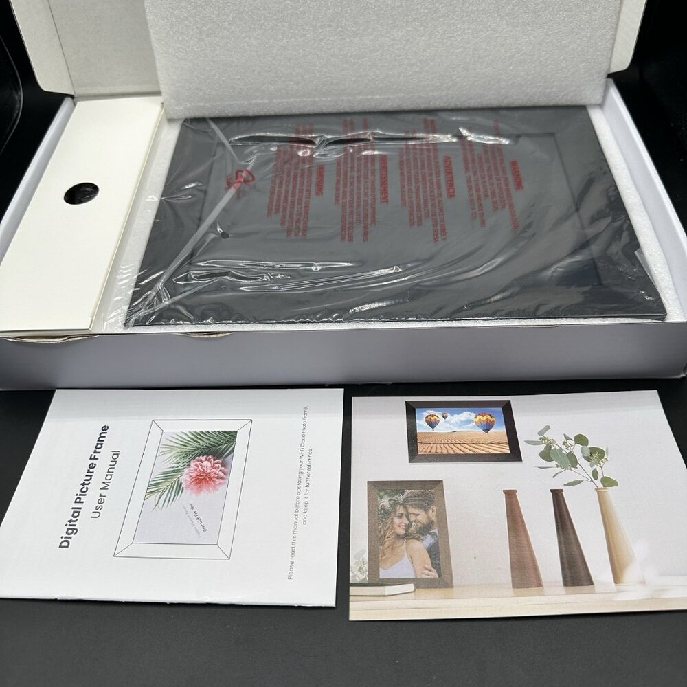 Digital Picture Frame 10.1" Digital Photo Frames Touch Screen NUSICAN Wifi Cloud - Picture 6 of 7